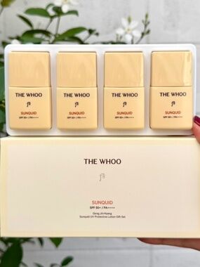 THE WHOO Sunquid UV Protective Lotion 13ml x 4Pcs